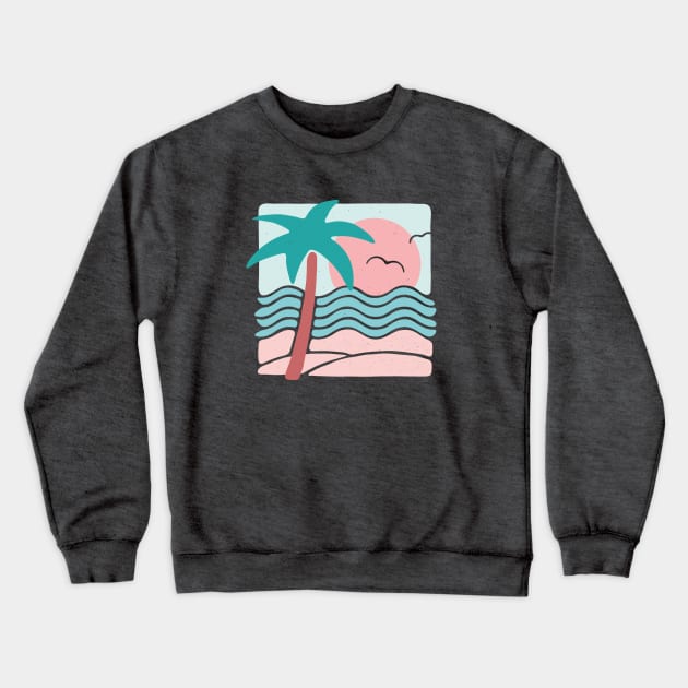 beach vibes Crewneck Sweatshirt by MoSt90